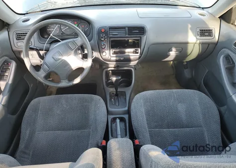 1999 Honda Civic Lx z USA, uszkodzony, nr VIN 2HGEJ6675XH582937